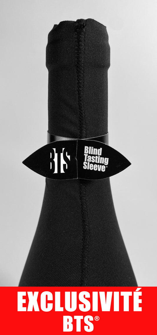 BLACK CARDBOARD TUBE BOX 4 BLIND TASTING SLEEVE® - 75 CL