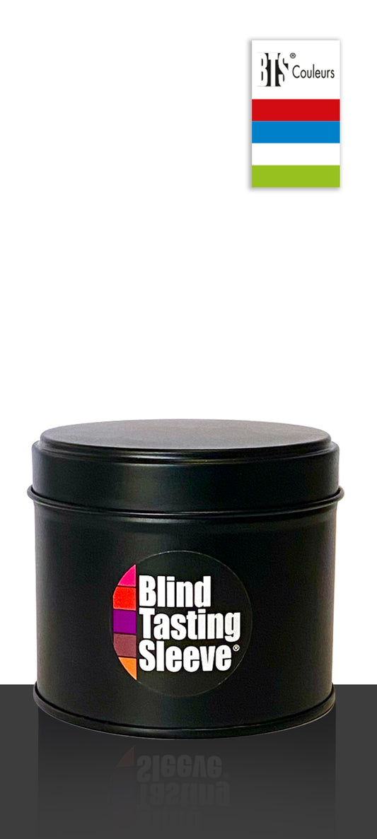Boîte métallique noire 4 Blind Tasting Sleeve® 75 CL - Tutti