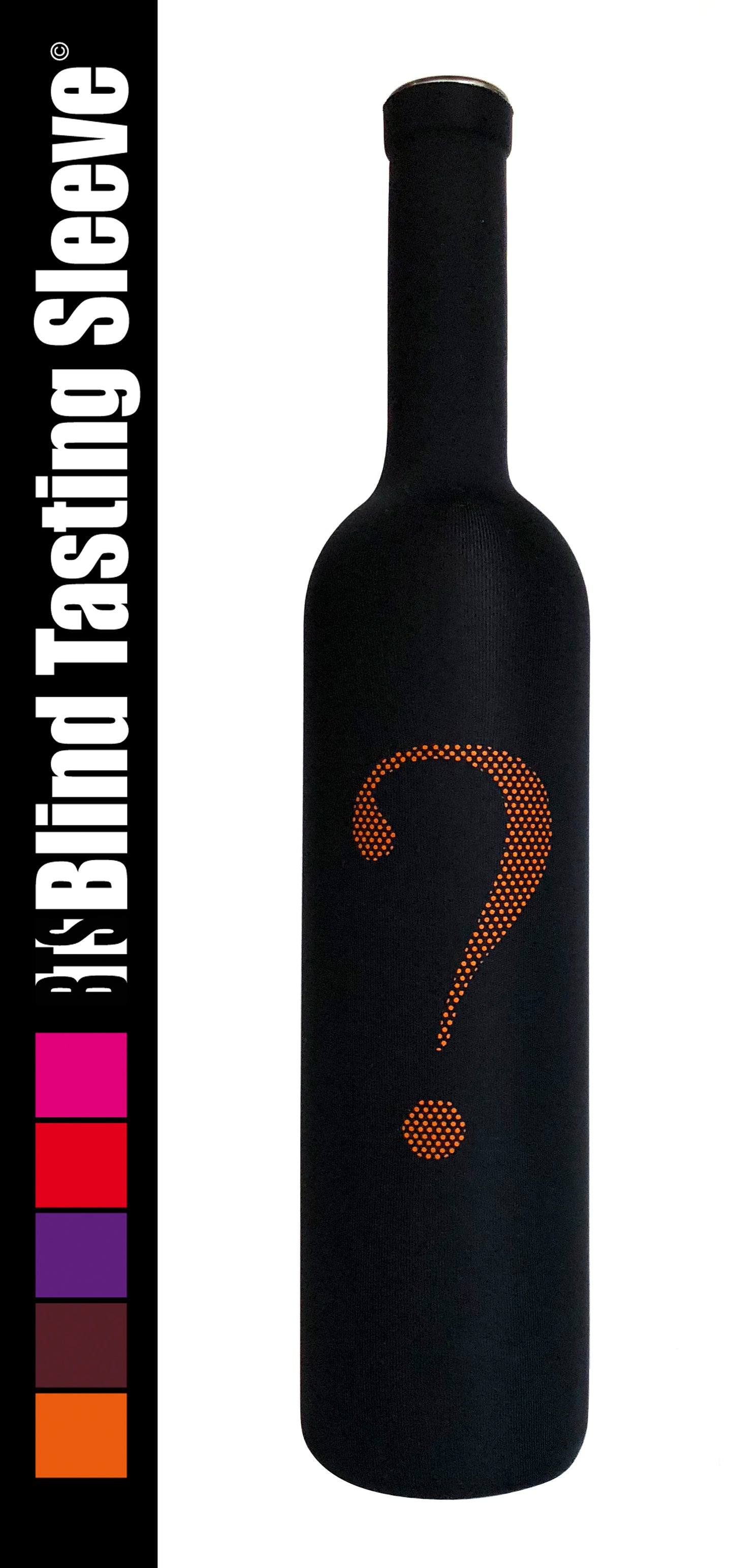 SLEEVE FOR WINE TASTINGS - BLIND TASTING SLEEVE® 75CL - ORANGE